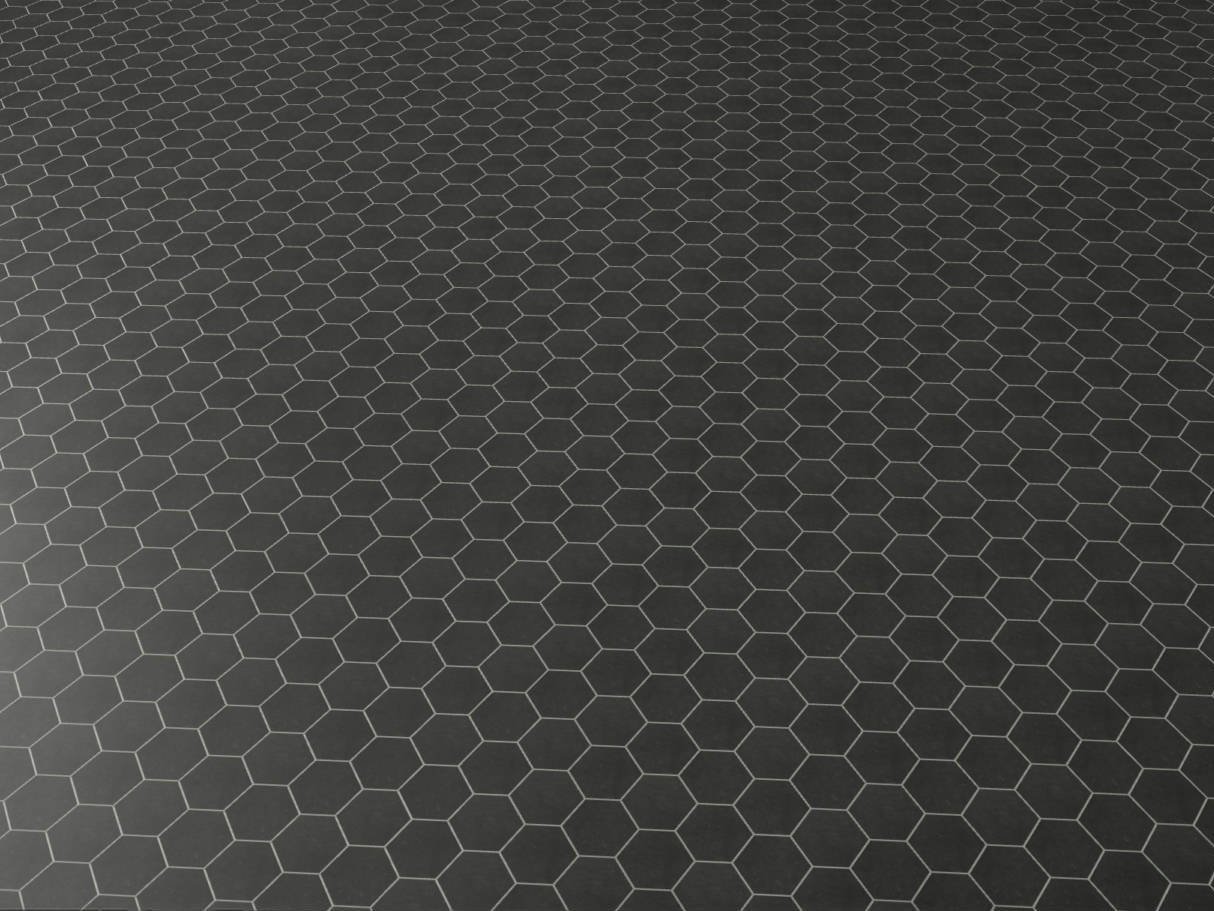 Ashland Black Hexagon 3X3 | Mohawk Tile and Marble