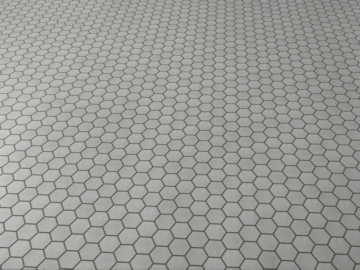 Ashland Grey Hexagon 3X3 | Mohawk Tile and Marble