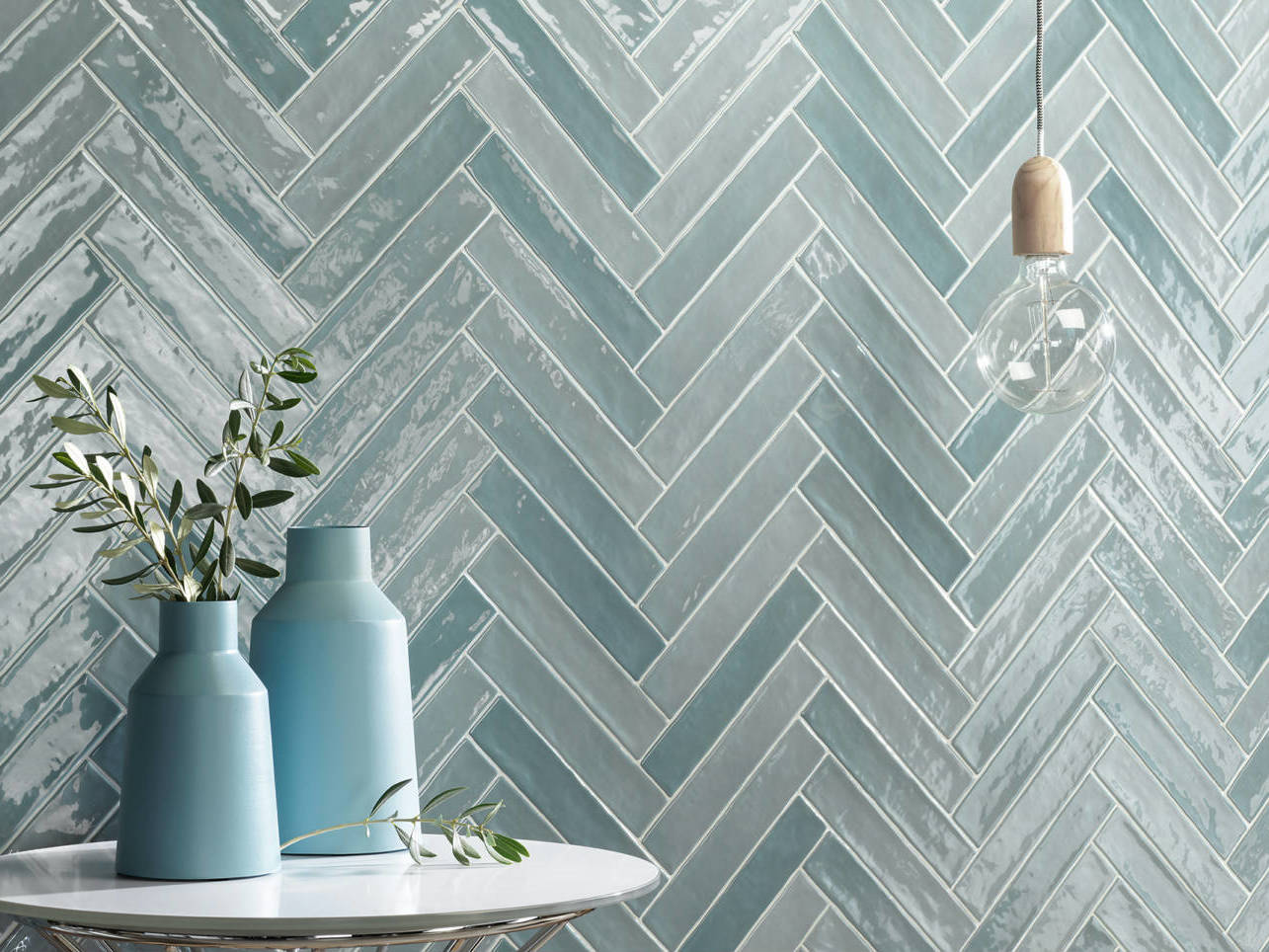 Colours Aqua Mix 2x10 | Mohawk Tile and Marble