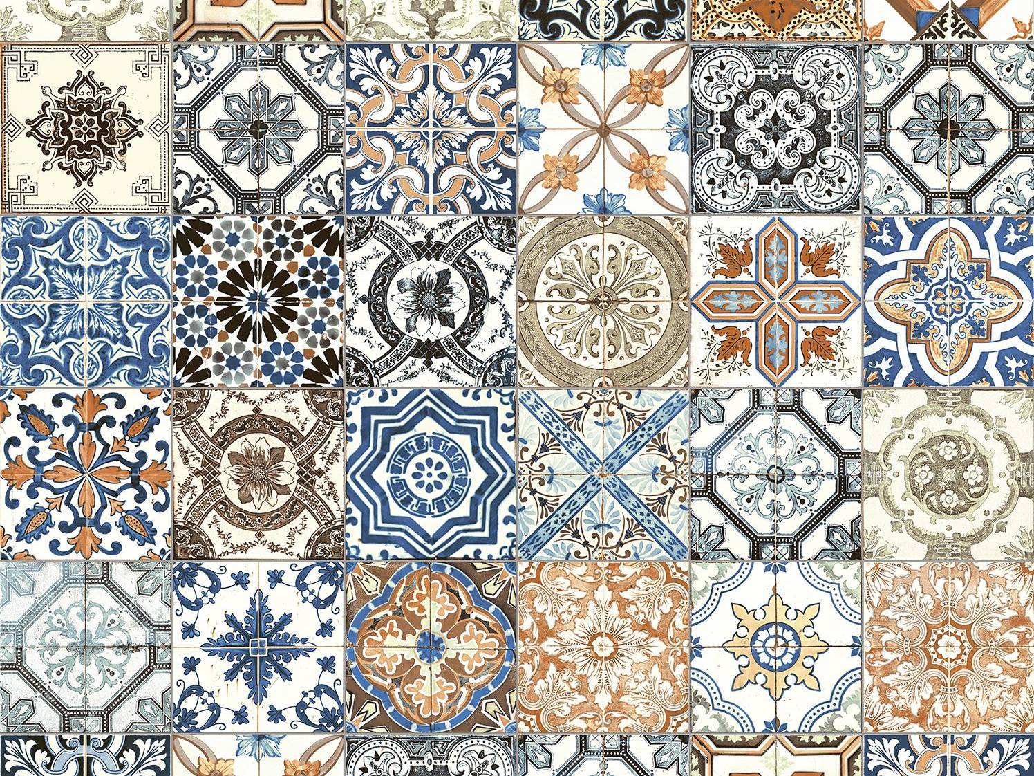 Marrakesh Color Matte Mix 8x8 4 | Mohawk Tile and Marble