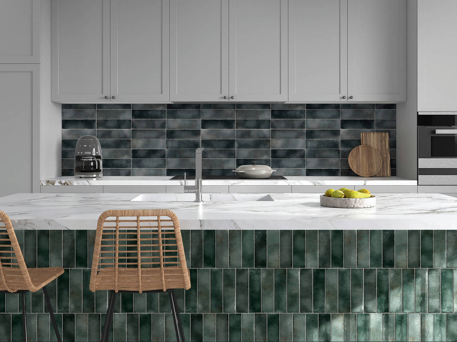 Miami Brickell Jade and Key Biscayne Anthracite | Mohawk Tile and Marble