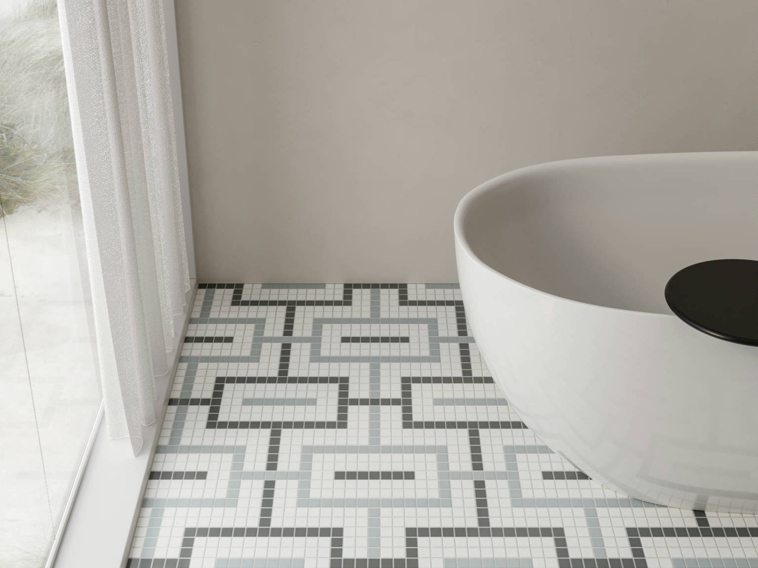 Traditions Dawn Chain Mosaic 4 | Mohawk Tile and Marble