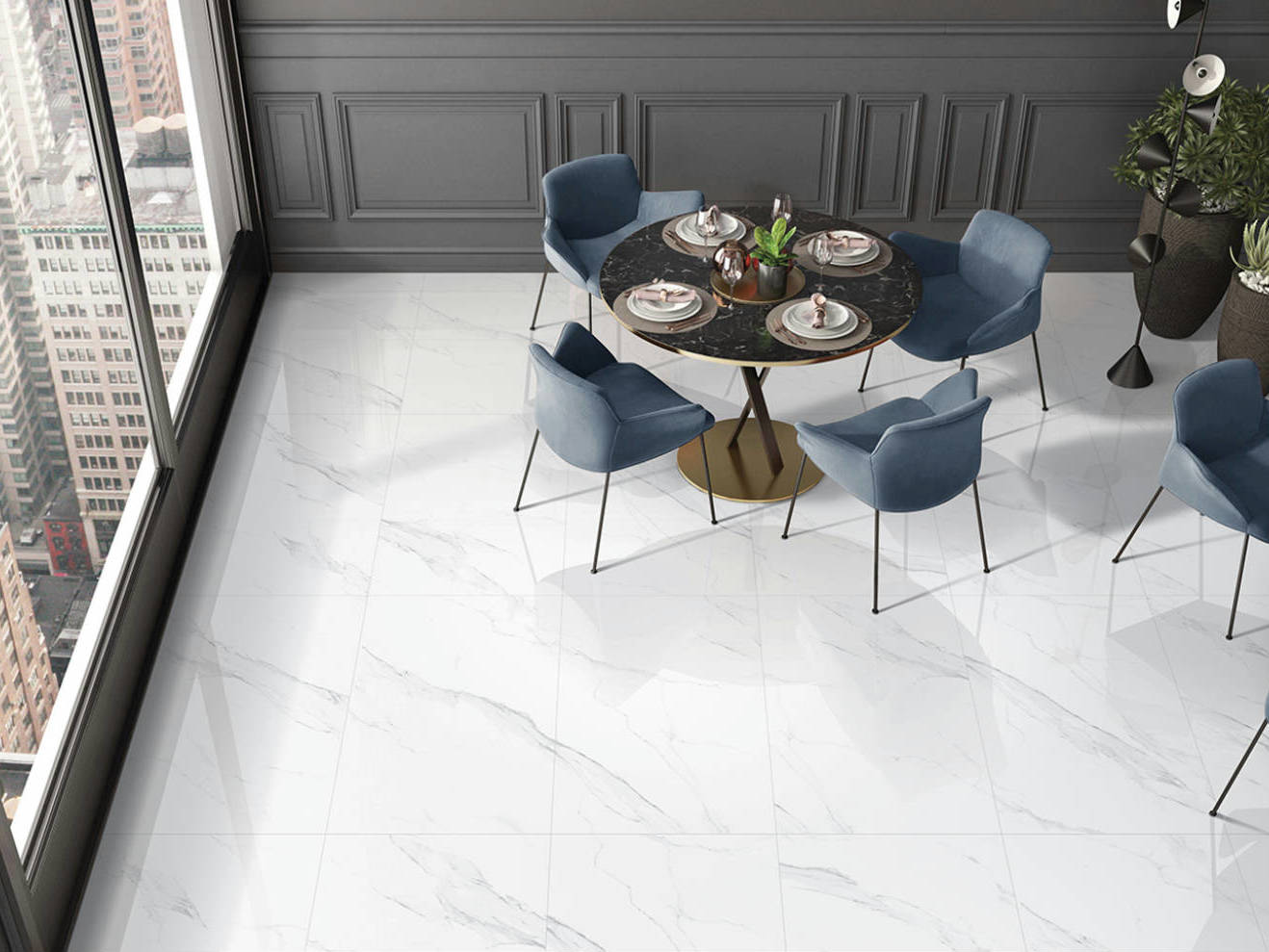 Treasure Statuario 24x48 Polished | Mohawk Tile and Marble