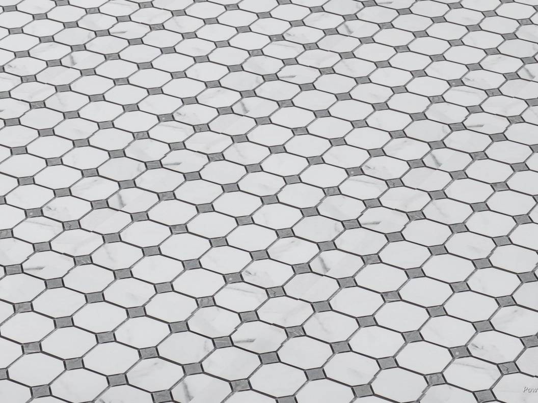 Treasure Statuario Octagon / Dot | Mohawk Tile and Marble