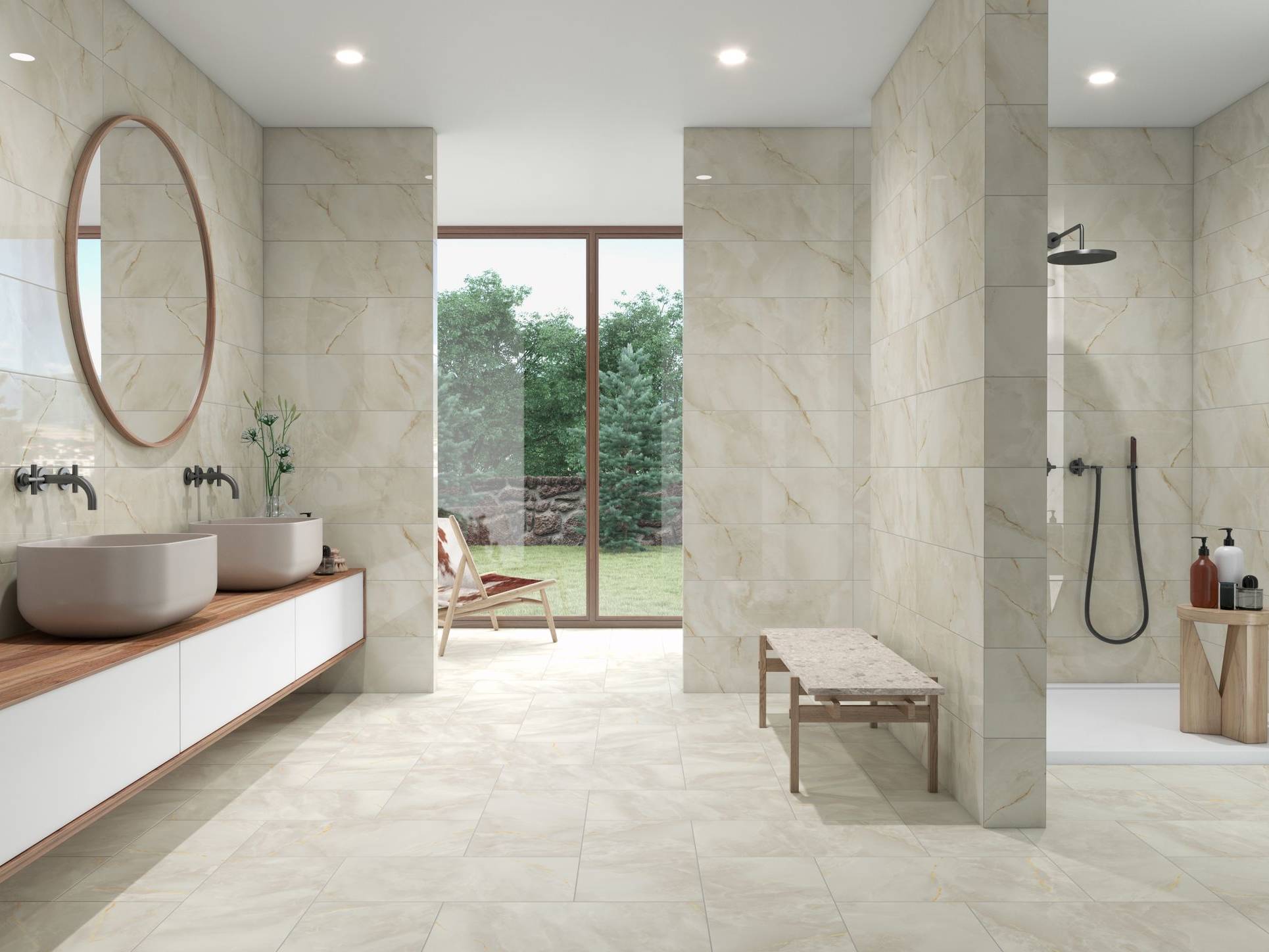 Venezia White 12x24 and 10x30 | Mohawk Tile and Marble