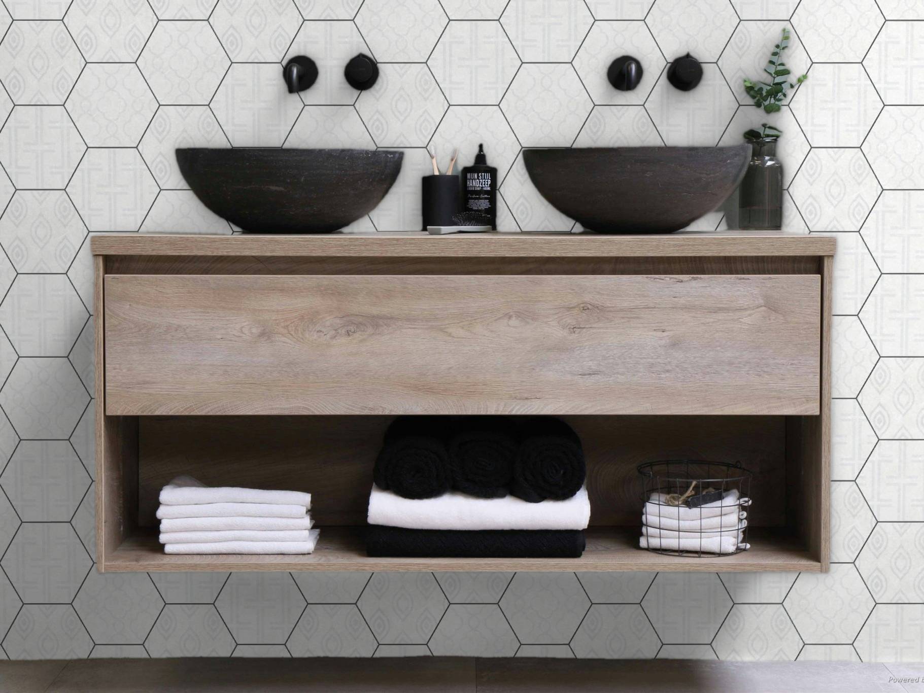 Form 5.5X6.3” White Decor* Hexagon | Mohawk Tile and Marble