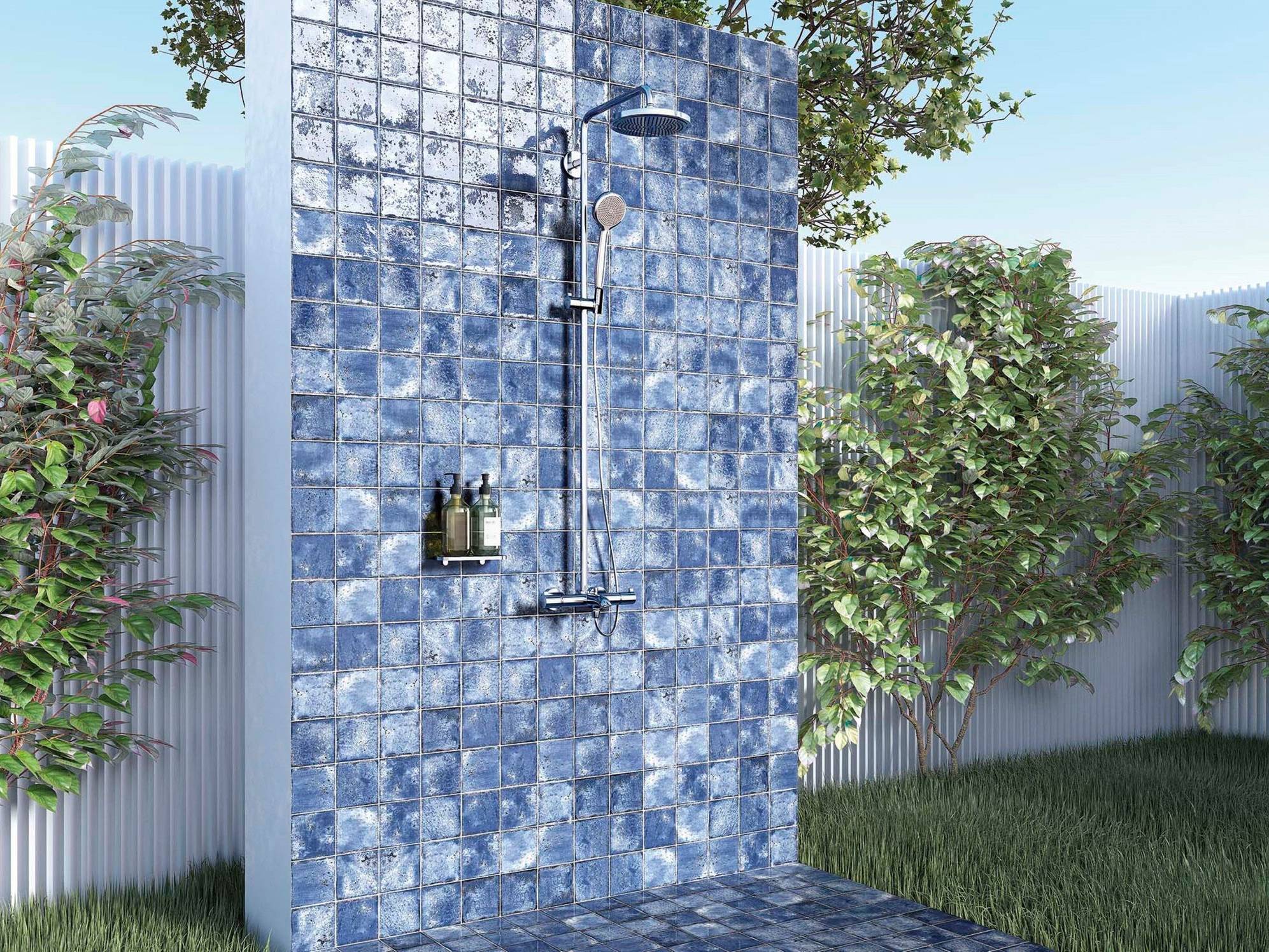 Jamaica Blue 5x5 | Mohawk Tile and Marble