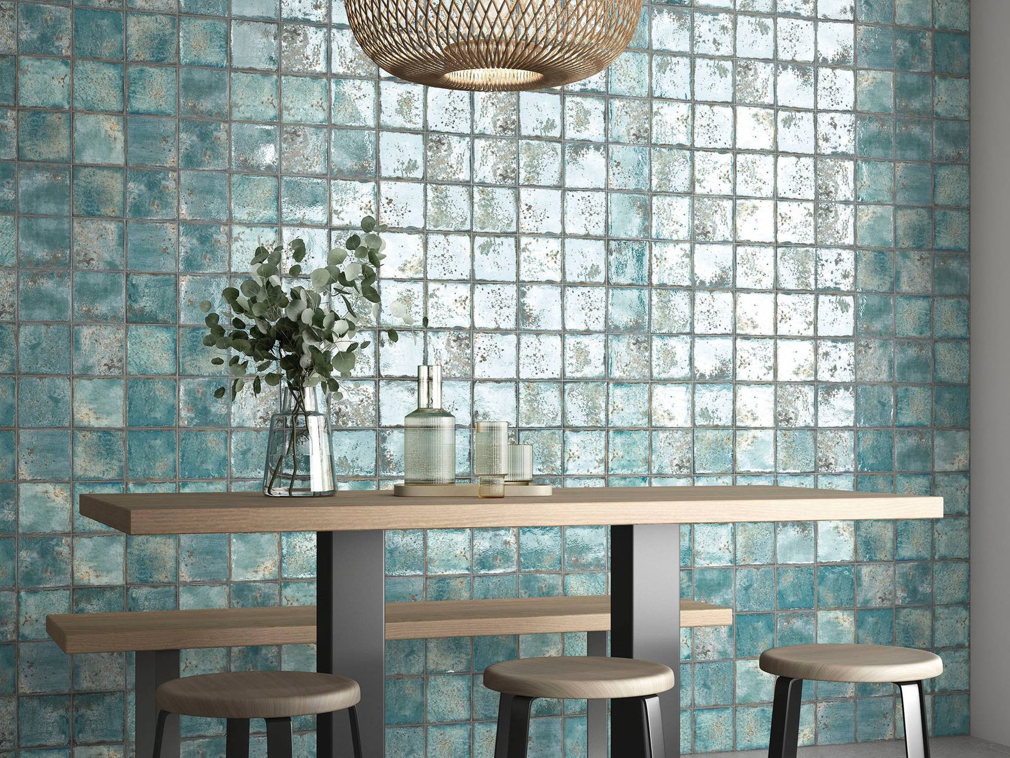 Jamaica Teal 5x5 | Mohawk Tile and Marble