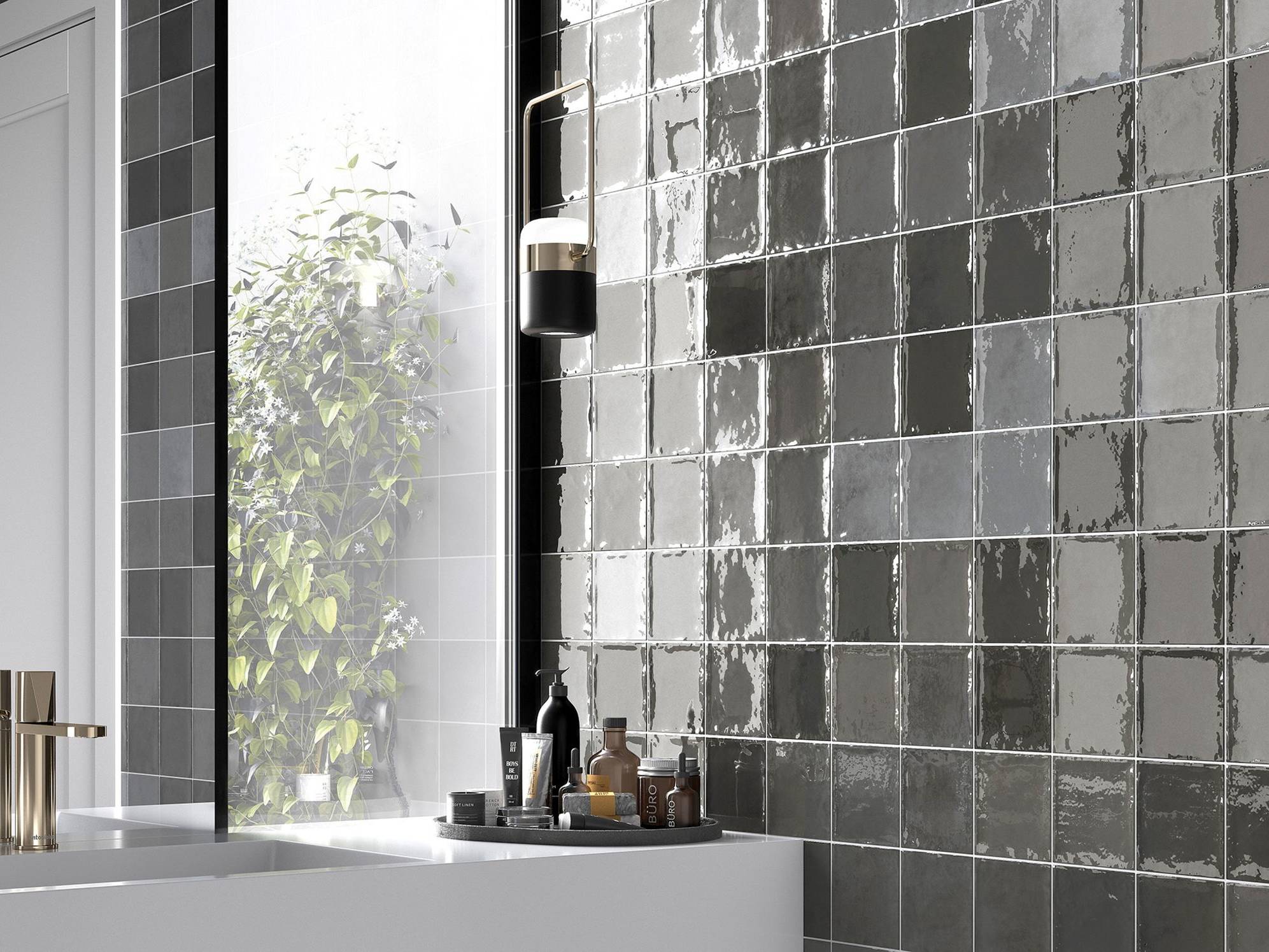 Morocco Coal 5x5 | Mohawk Tile and Marble