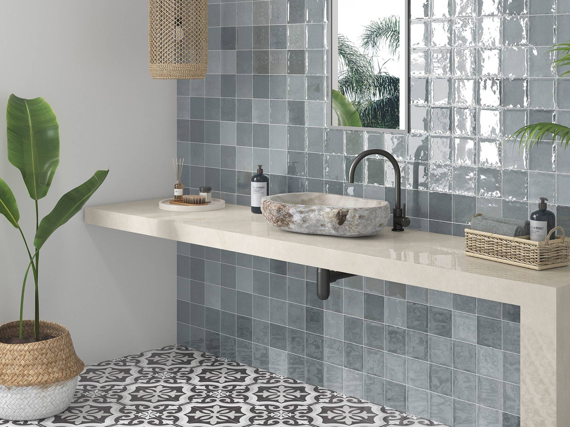 Morocco Grey 5x5 | Mohawk Tile and Marble