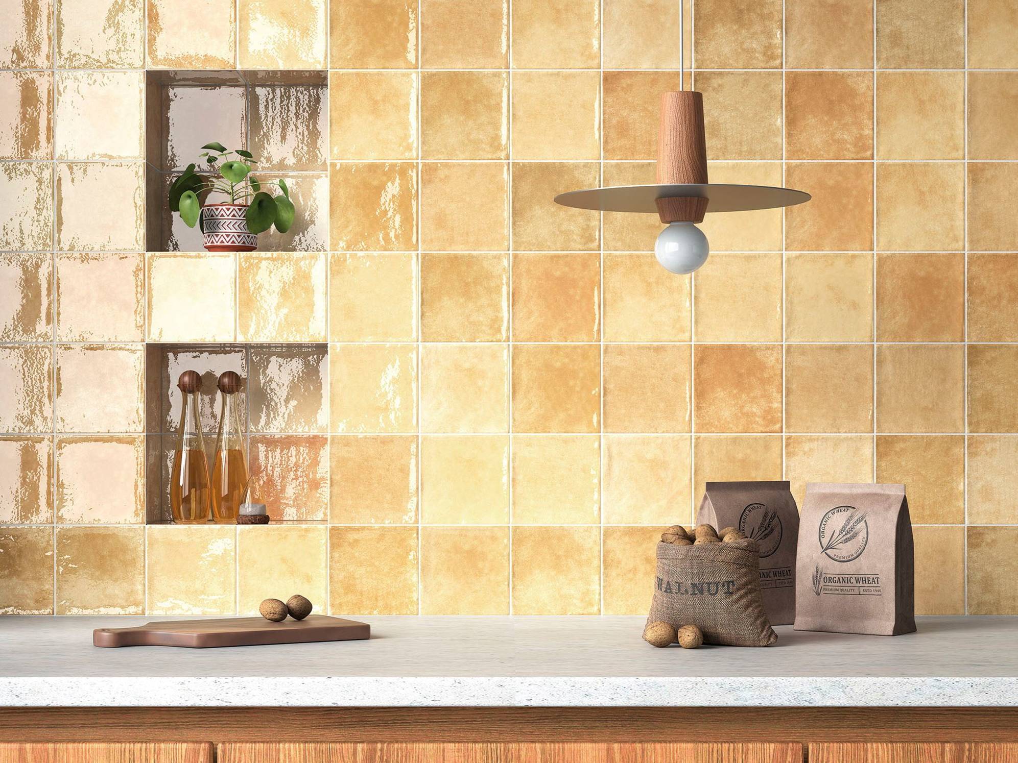 Morocco Ochre 5x5 | Mohawk Tile and Marble