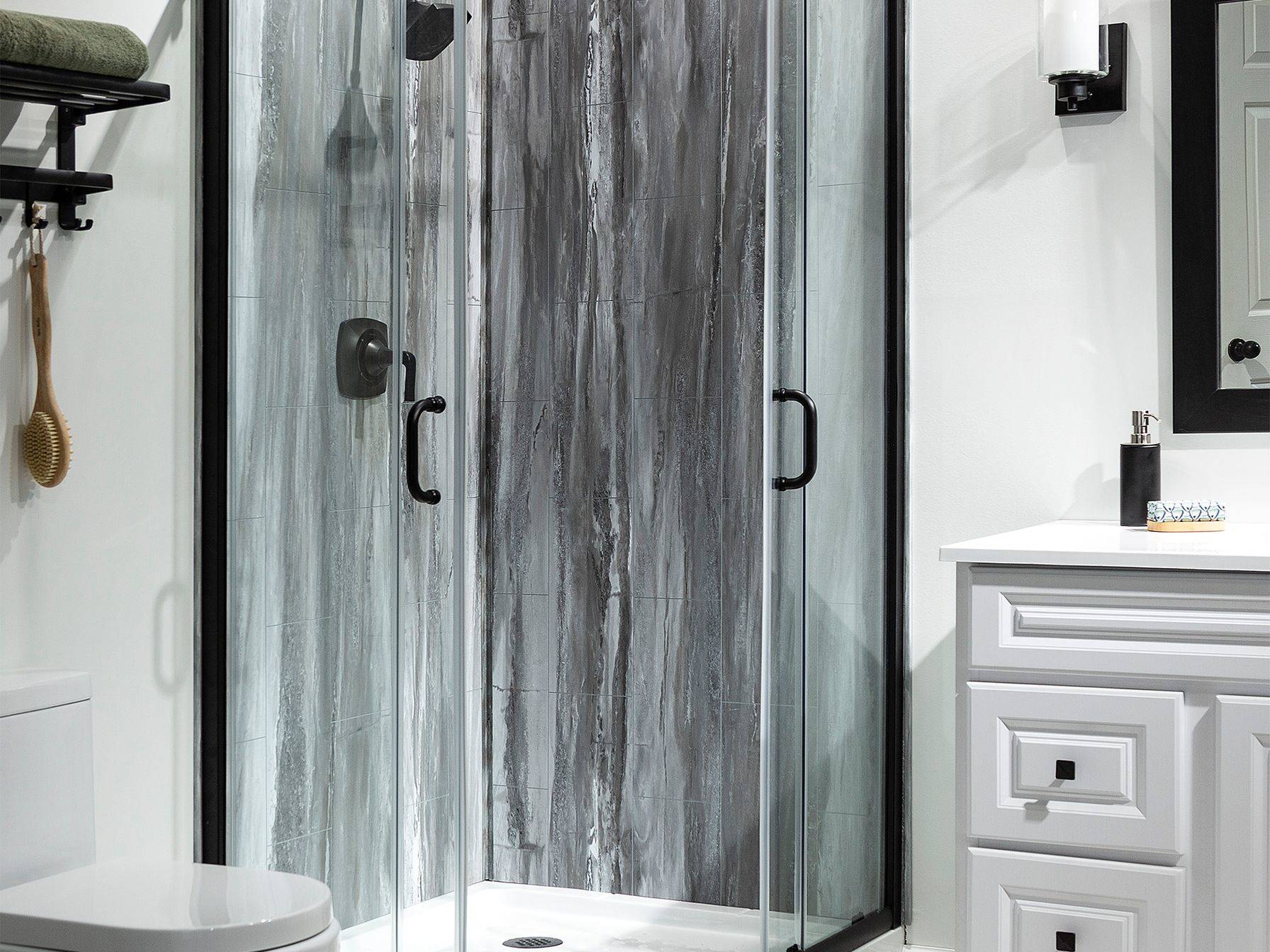 Hermitage Granite Shower Wall Kit 36x60x78 | Mohawk Tile and Marble