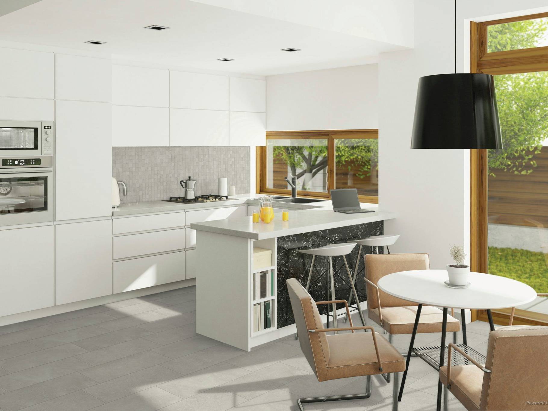 Madison 12x24 and 2x2 Glacier Matte 2 | Mohawk Tile and Marble