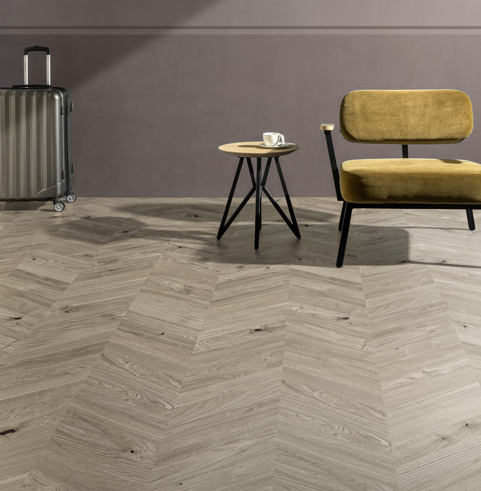 Chevron Oak Sevilla Taupe | Mohawk Tile and Marble