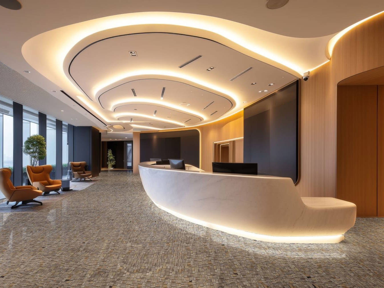 Cubic Fossil Wood Stone  | Mohawk Tile and Marble