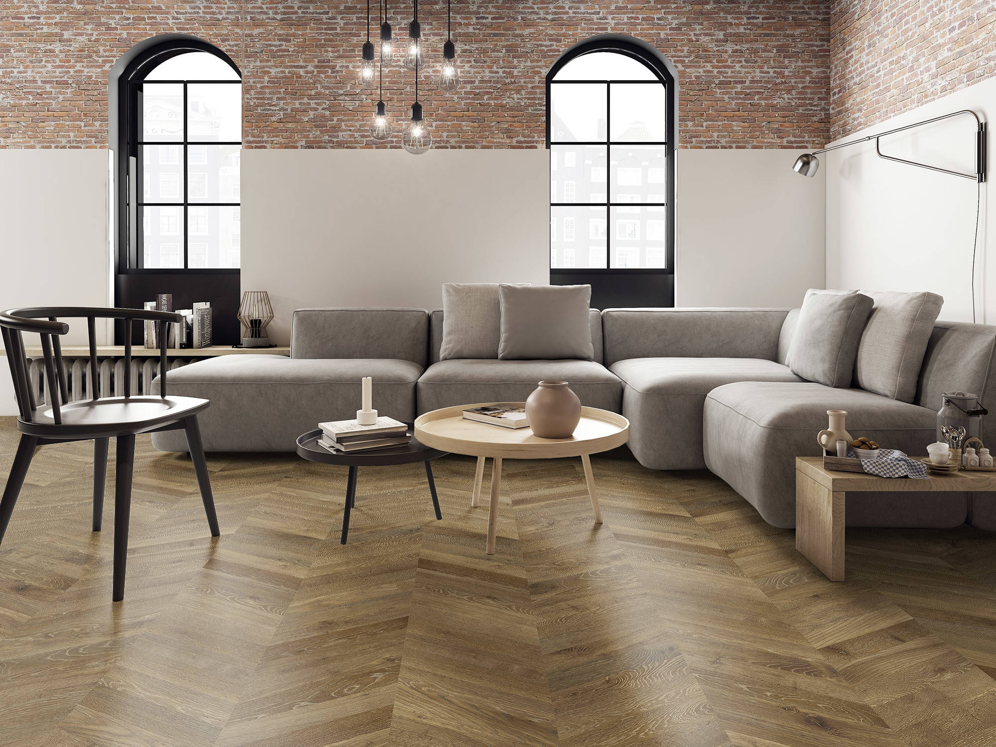 True Earth Chevron 4 | Mohawk Tile and Marble