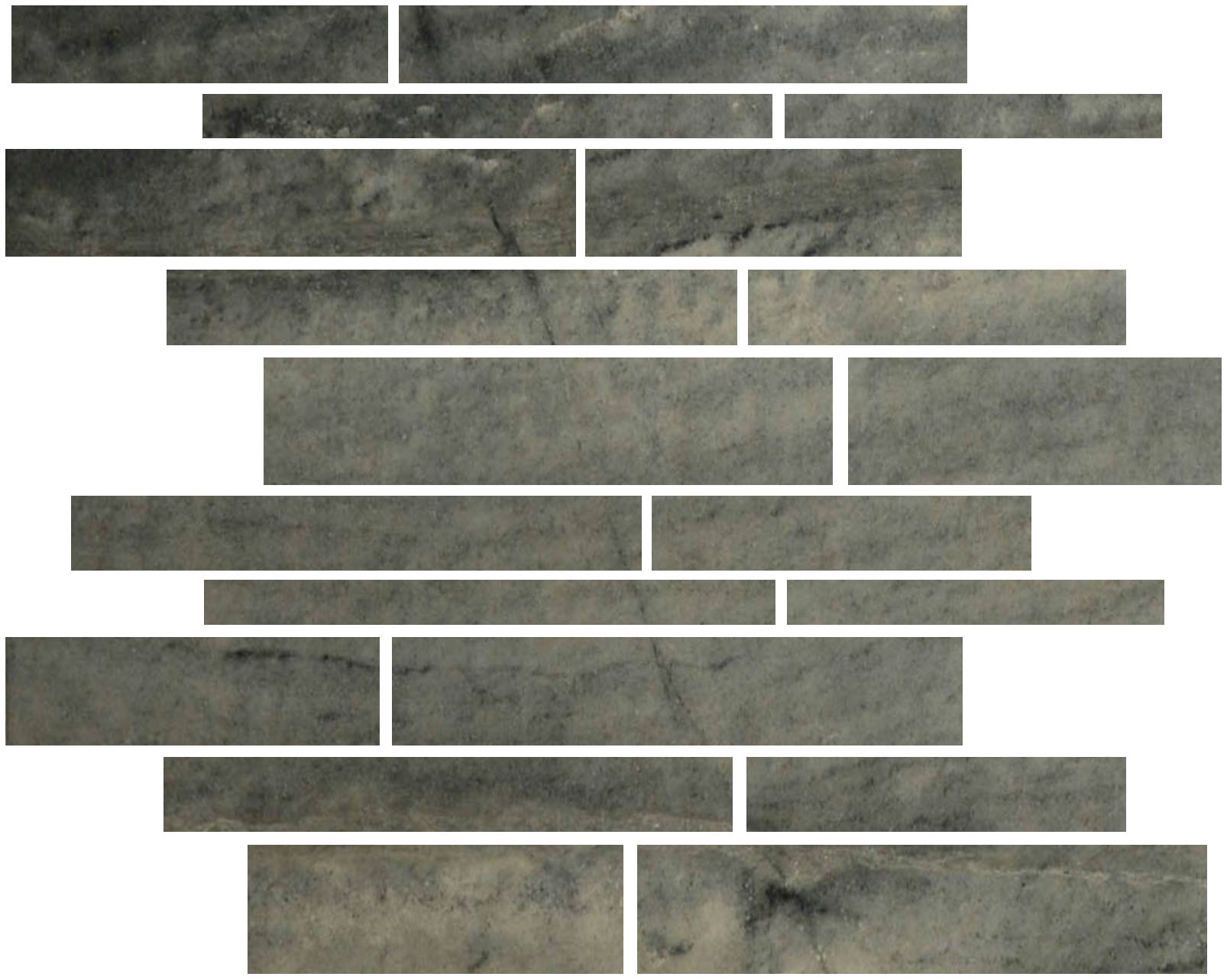 Carbon Random Mosaic | Mohawk Tile and Marble