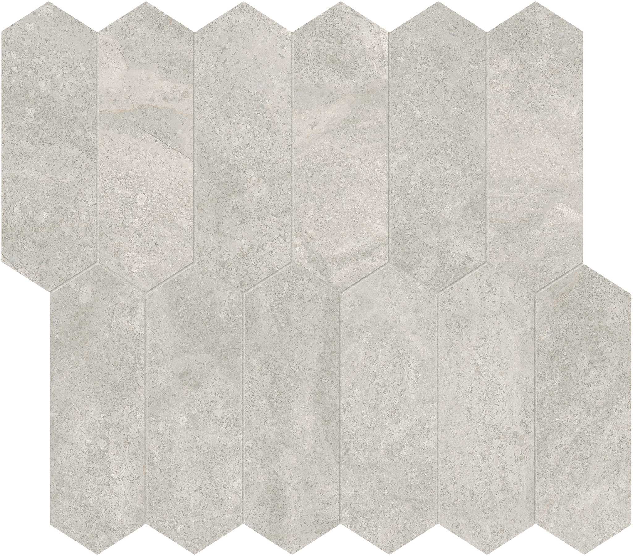Anciano Grigio 2x6 Picket Mosaic | Mohawk Tile and Marble