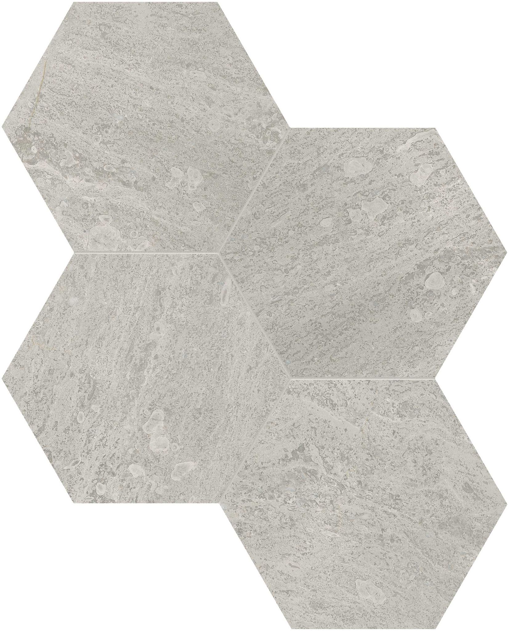 Anciano Grigio 6 Hexagon Mosaic | Mohawk Tile and Marble