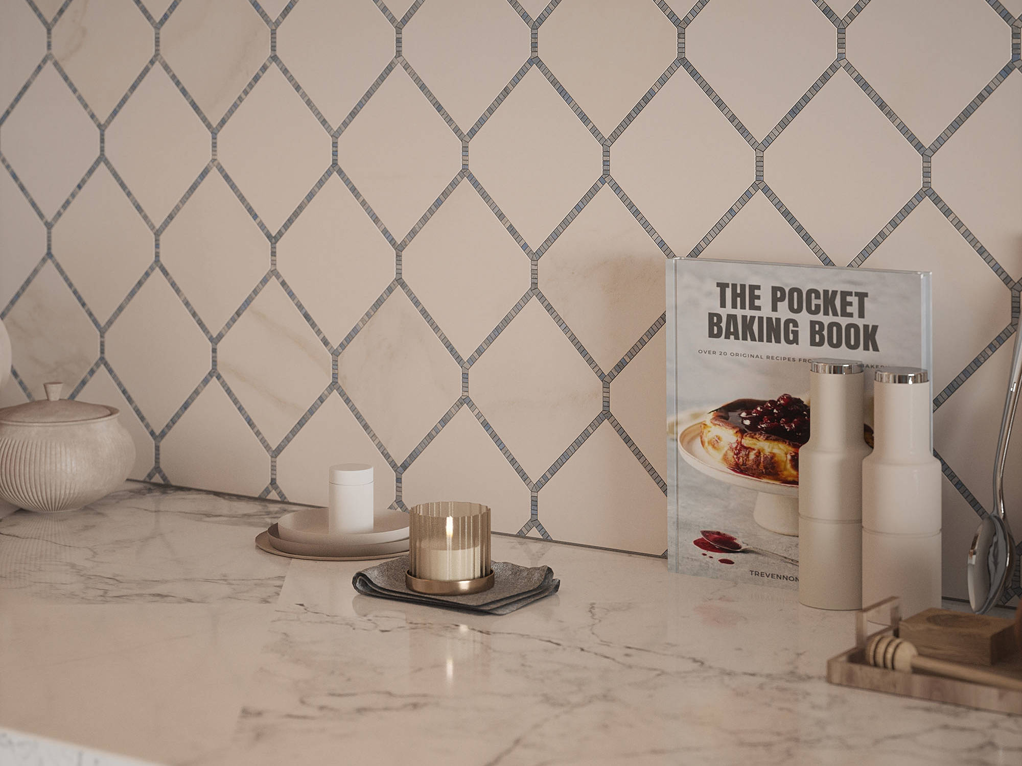 Elm Blue Mosaic 0 | Mohawk Tile and Marble