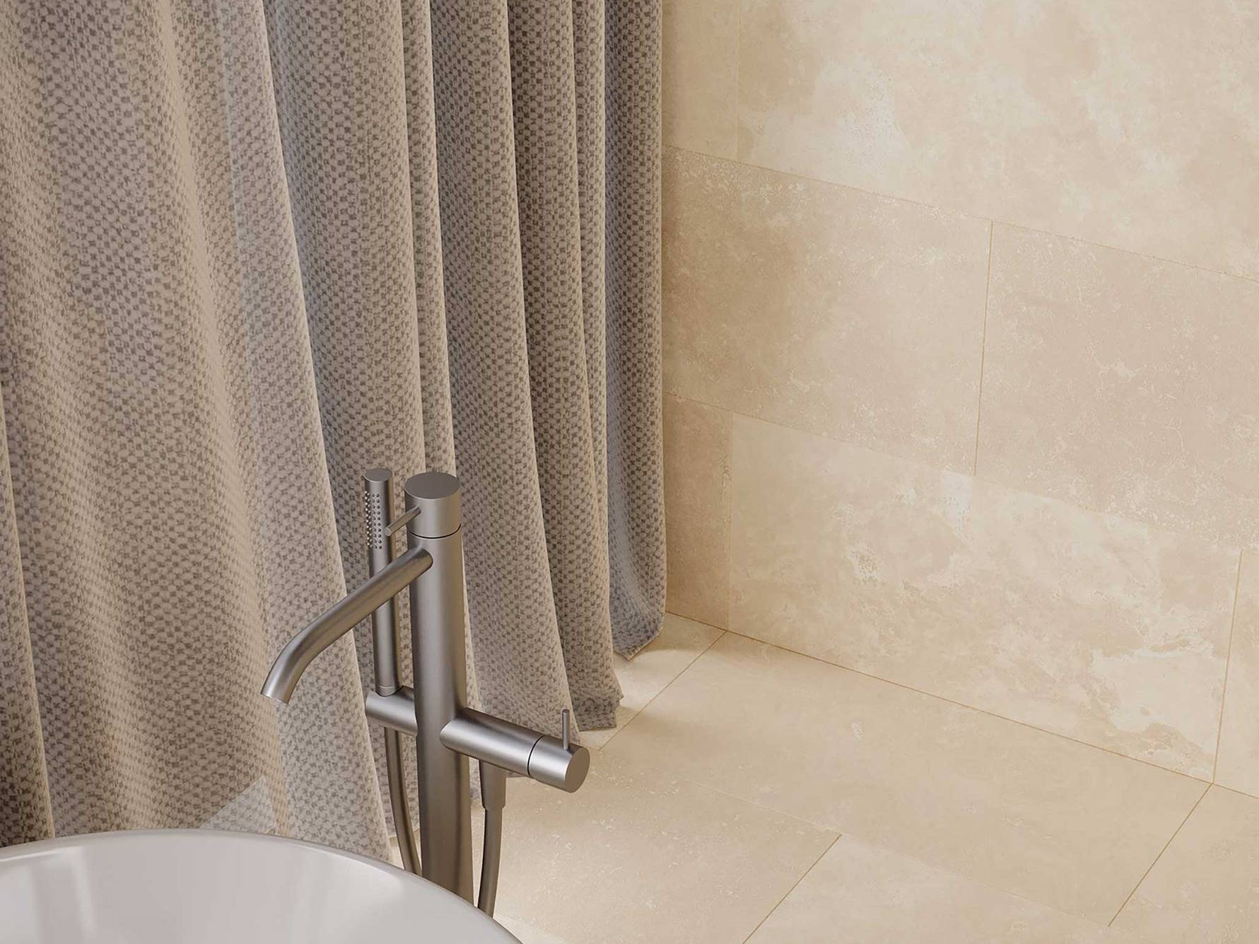 Ivory Travertine 1 | Mohawk Tile and Marble