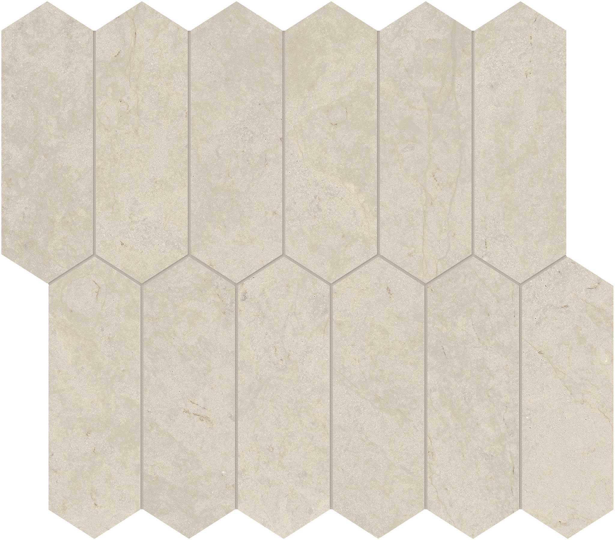 Tierra Halo 2x6 Picket Mosaic | Mohawk Tile and Marble