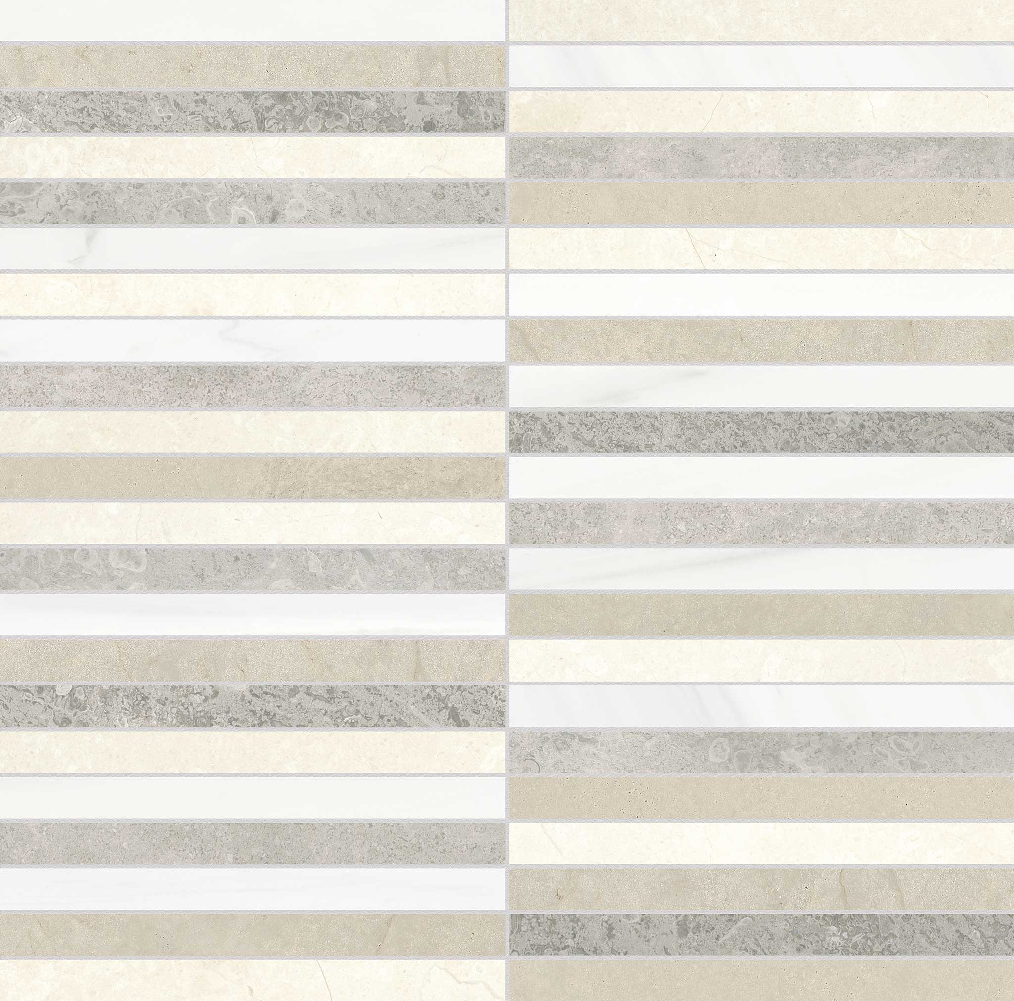 Utopio .5x6 Stacked Dune Mosaic | Mohawk Tile and Marble