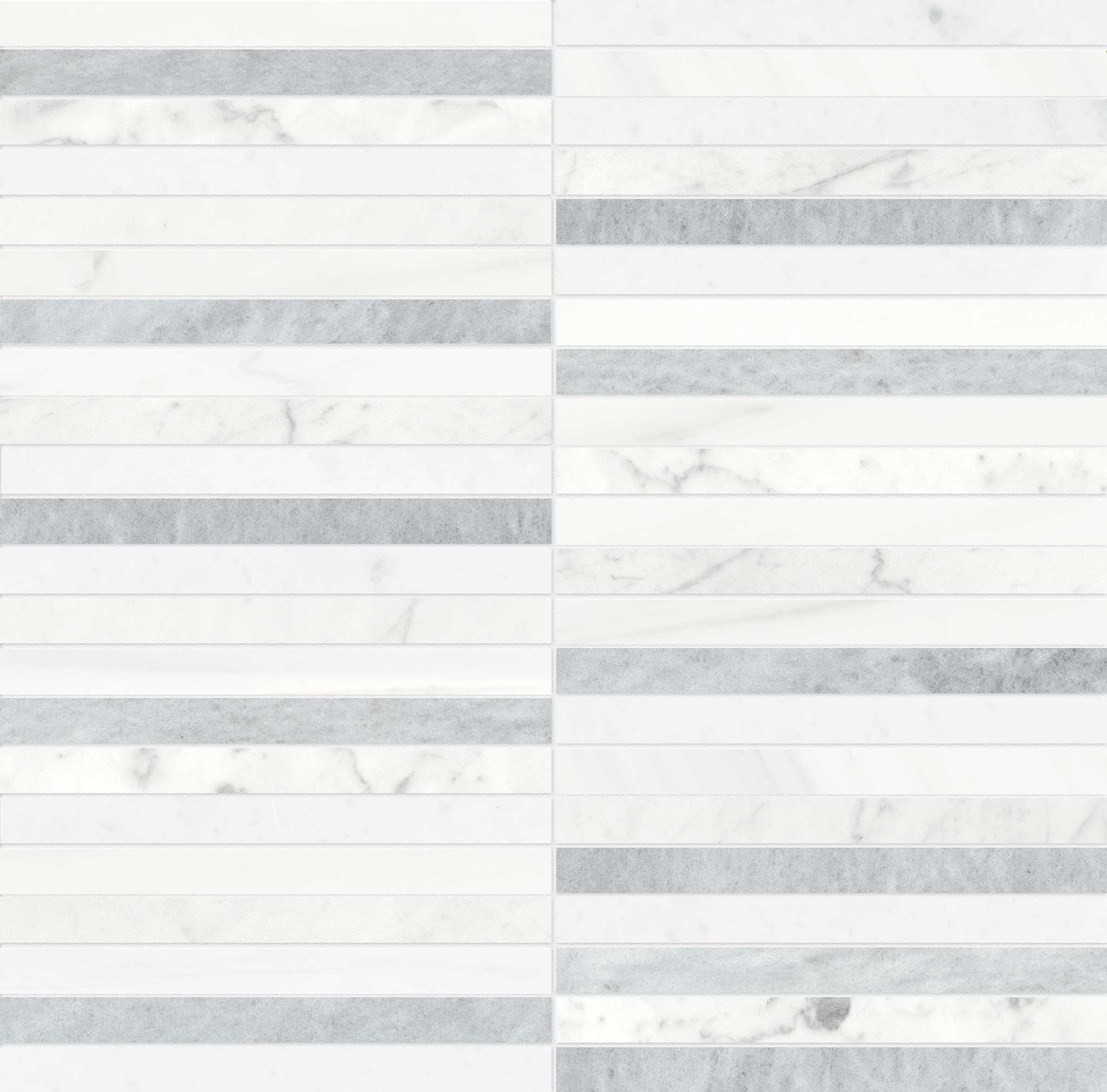 Utopio .5x6 Stacked Polar Mosaic | Mohawk Tile and Marble
