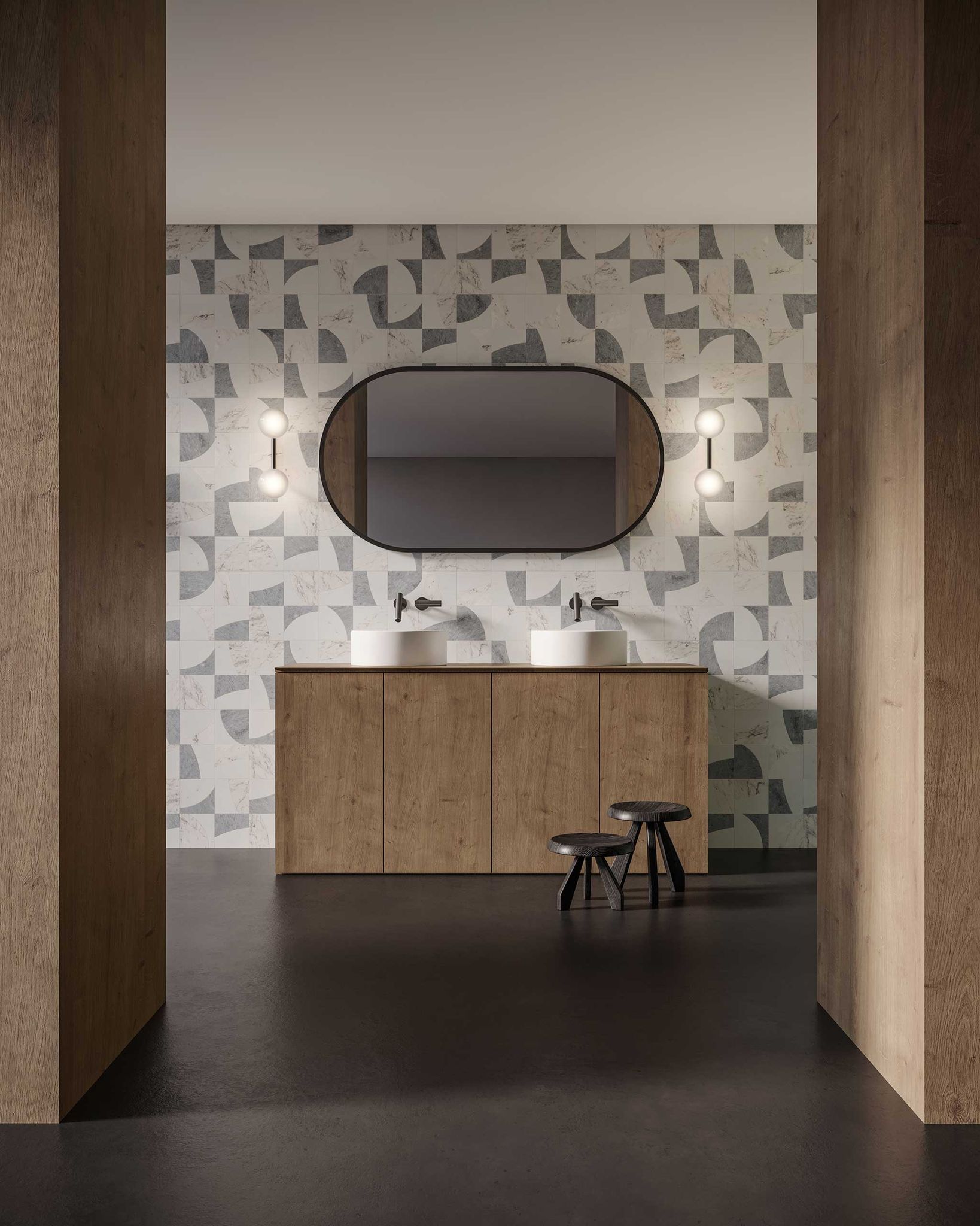 Utopio Eclypse Dove Mosaic | Mohawk Tile and Marble