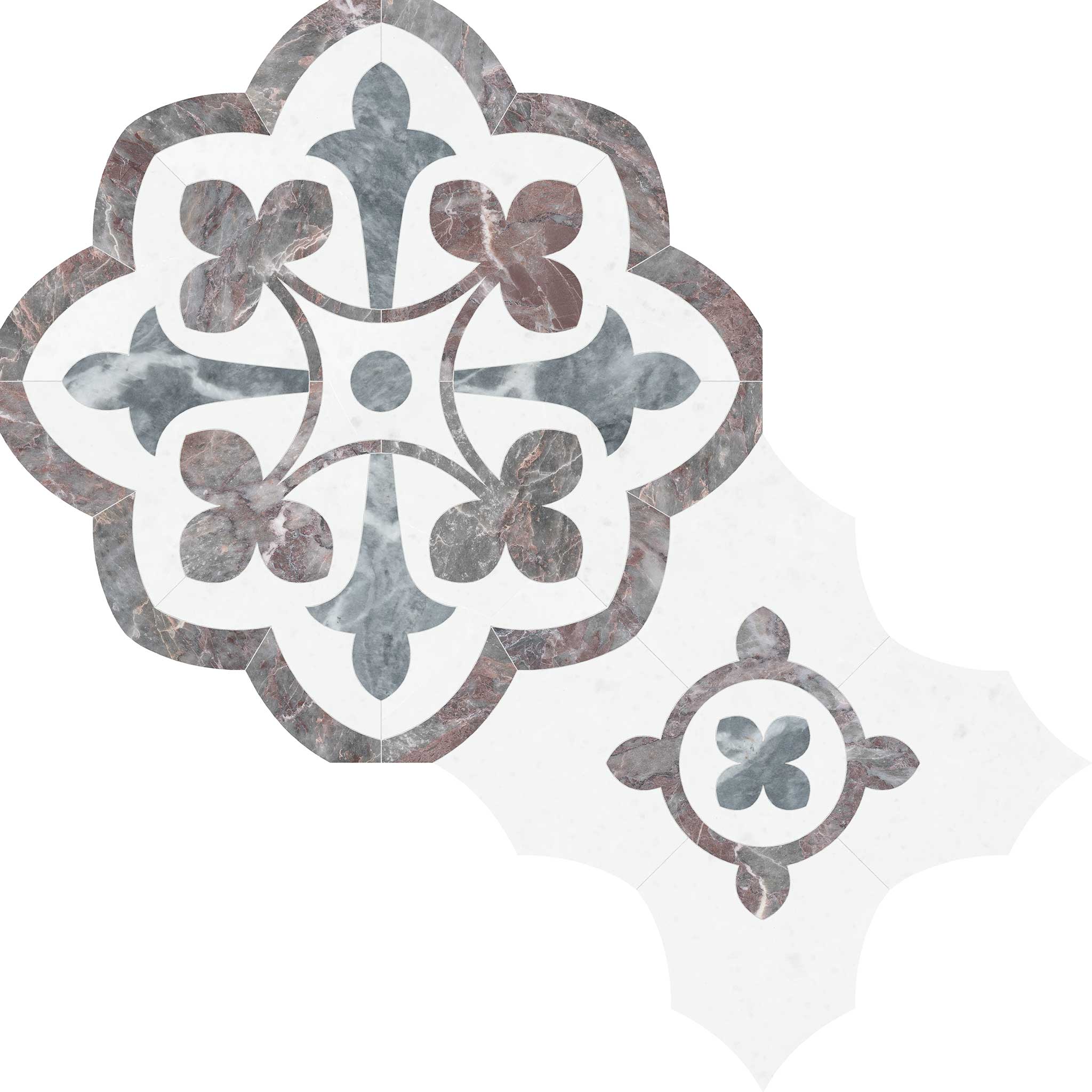 Utopio Fleur Blush Mosaic | Mohawk Tile and Marble