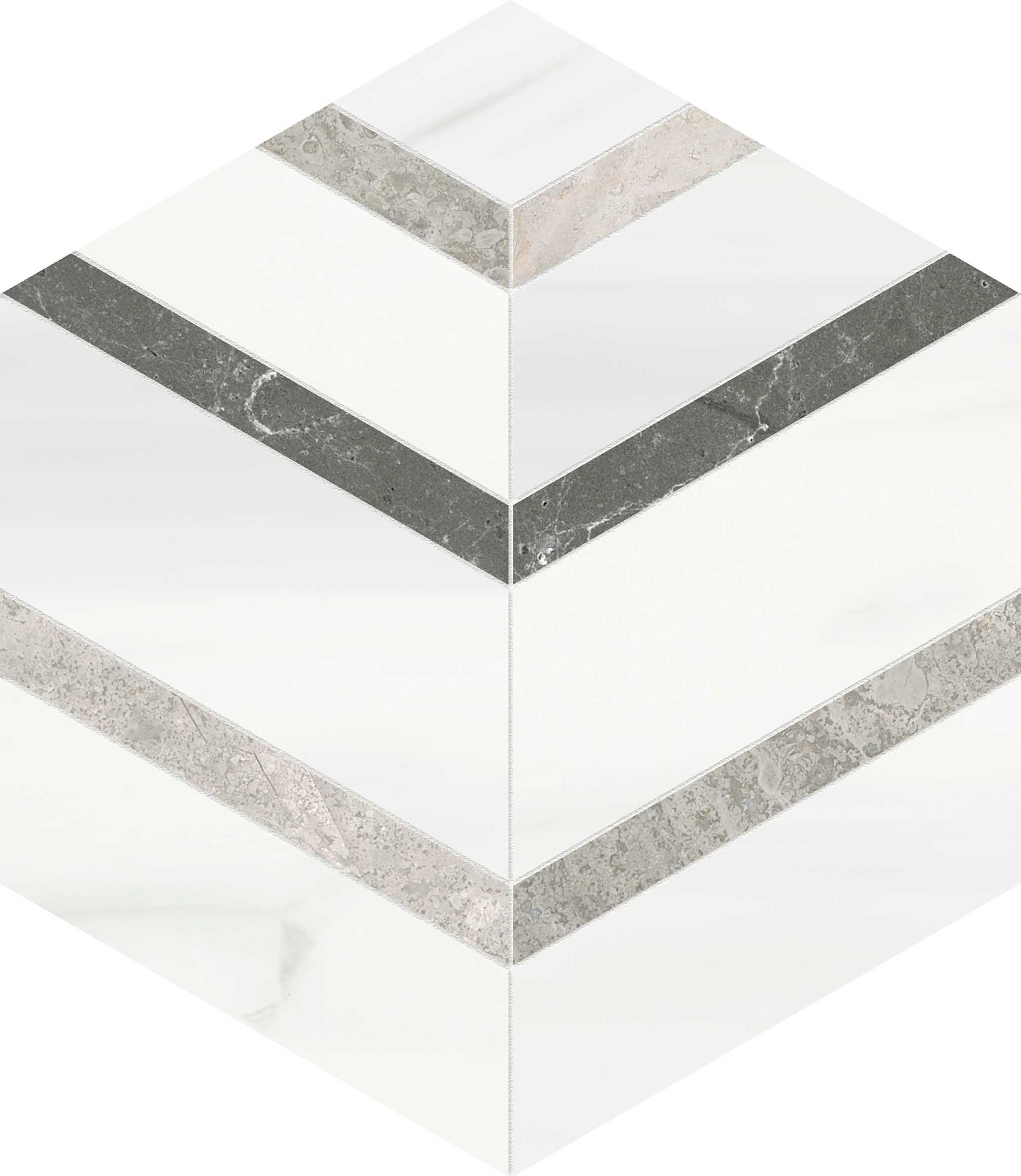 Utopio Hexo Mist Mosaic | Mohawk Tile and Marble