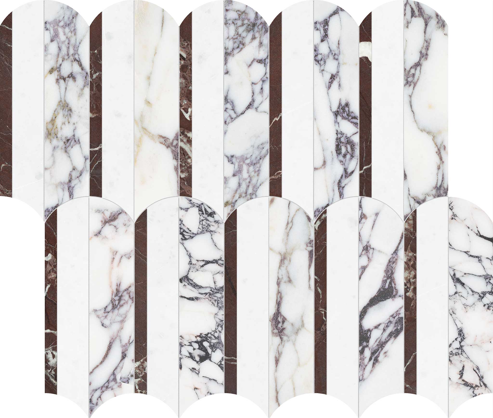 Utopio Hydros Orchid Mosaic | Mohawk Tile and Marble