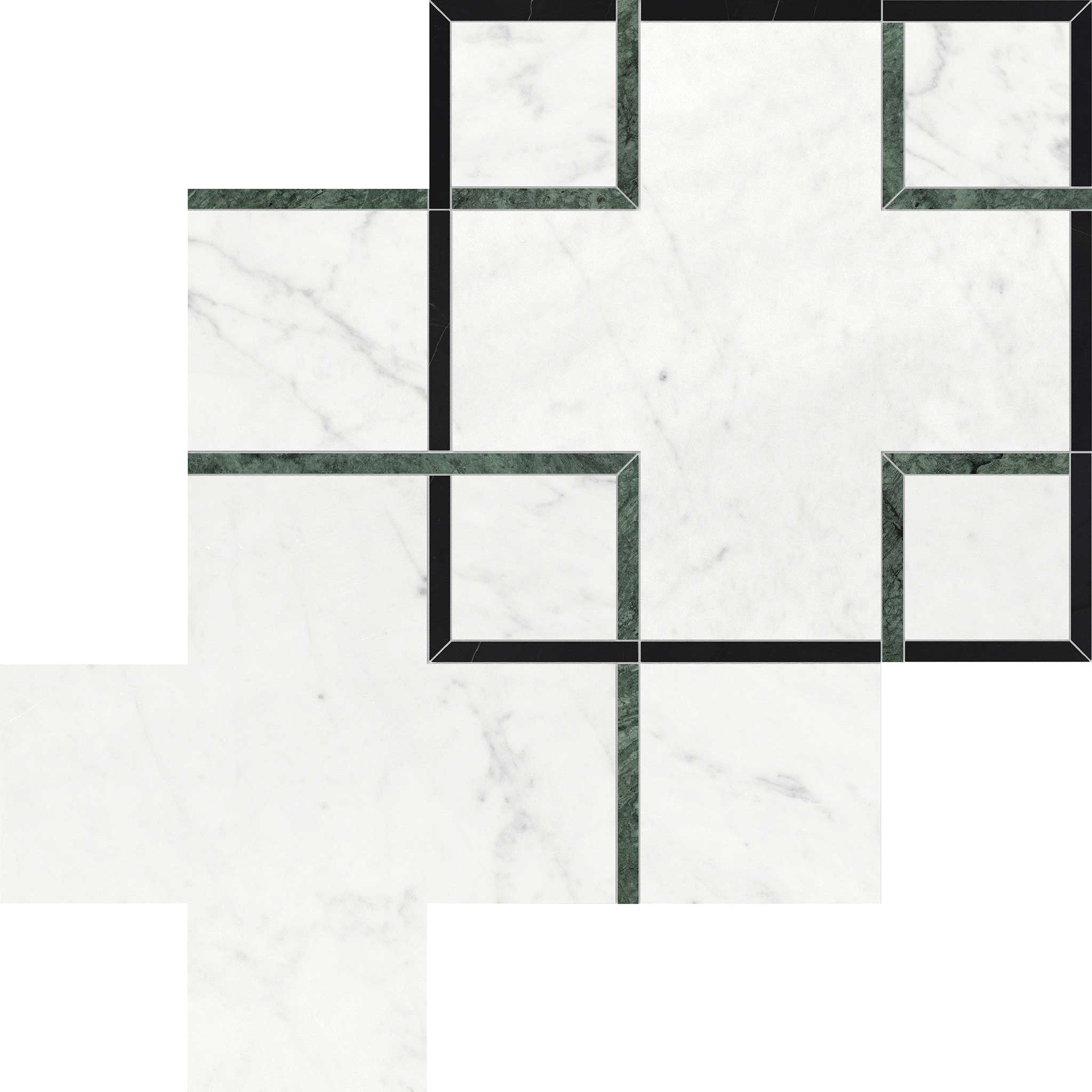Utopio Schema Pine Mosaic | Mohawk Tile and Marble