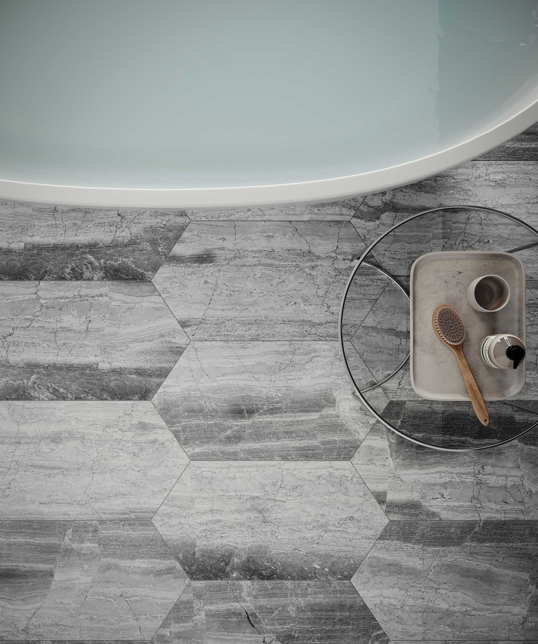 Volcana Notte 24 Picket | Mohawk Tile and Marble