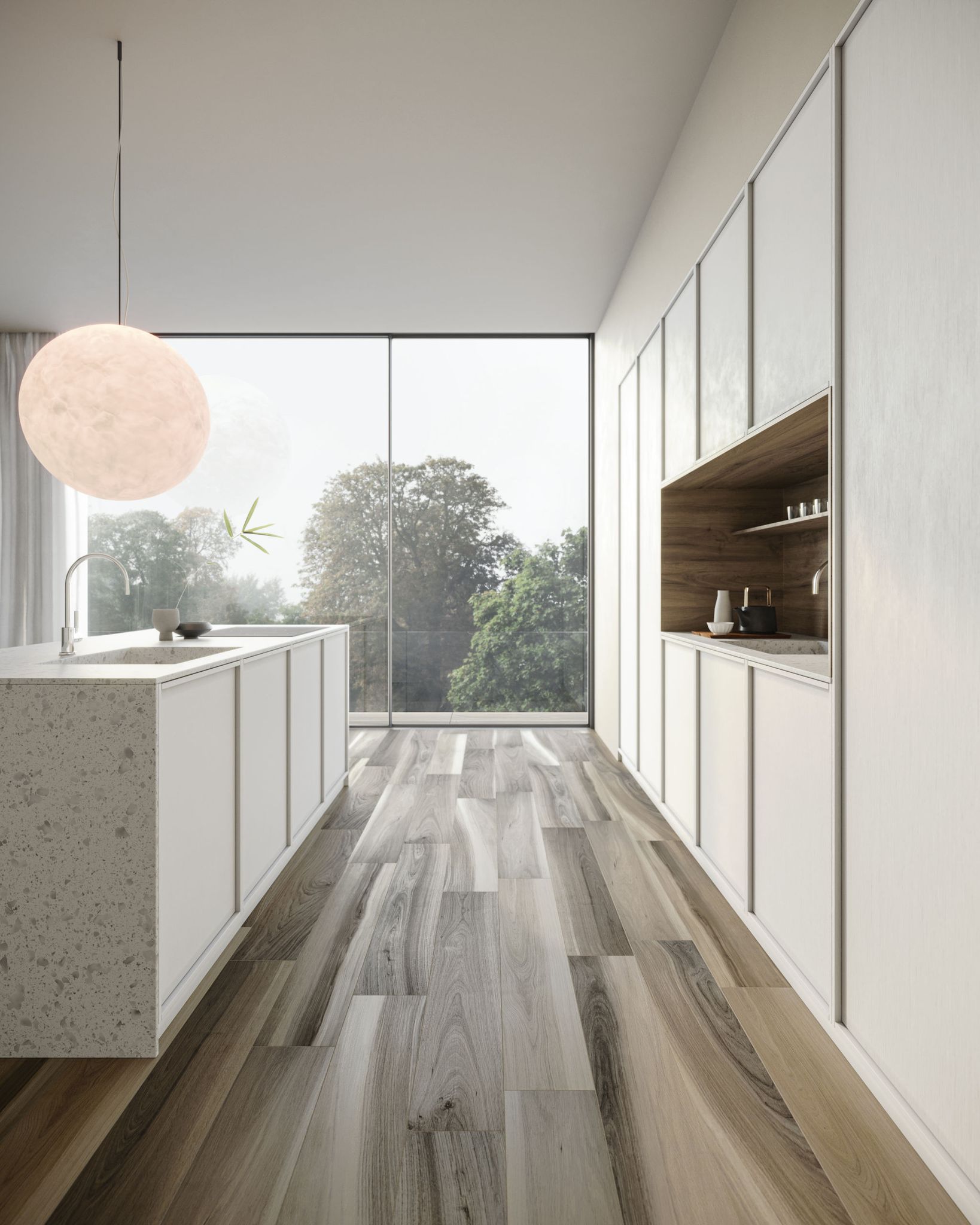Amaya 8x48 Walnut | Mohawk Tile and Marble