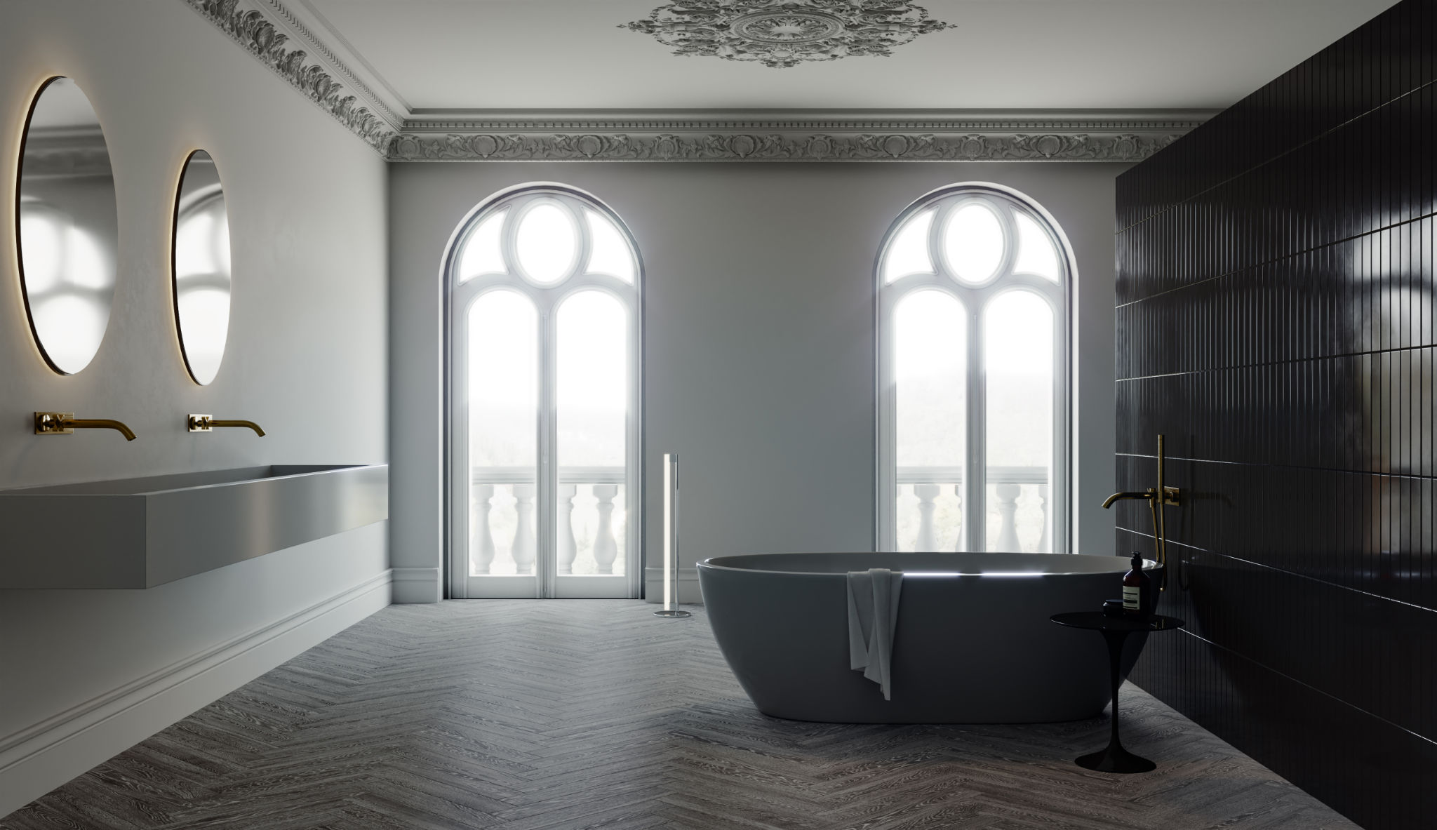 Aspen 4x24 Grey Ridge | Mohawk Tile and Marble