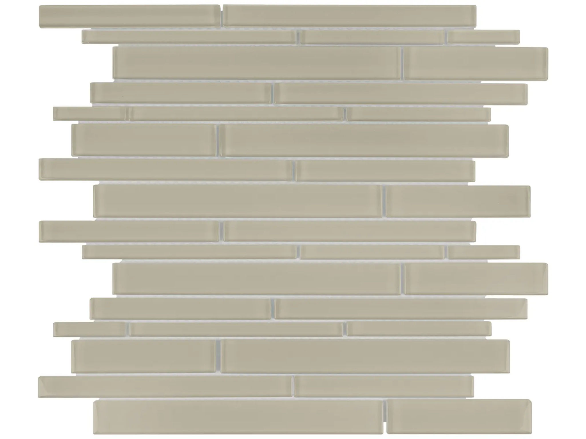 Earth Random Strip Mosaic | Mohawk Tile and Marble