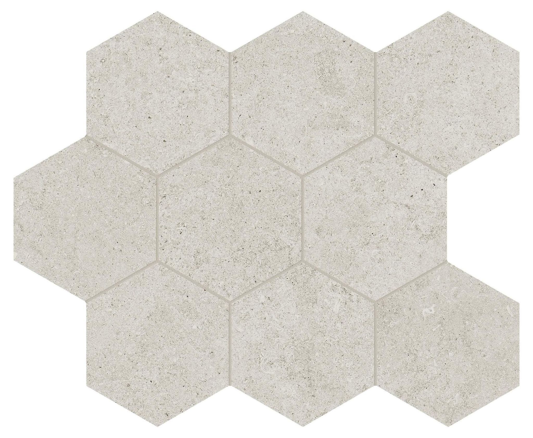 Lithoform 4" Hex Crosscut Coast | Mohawk Tile and Marble