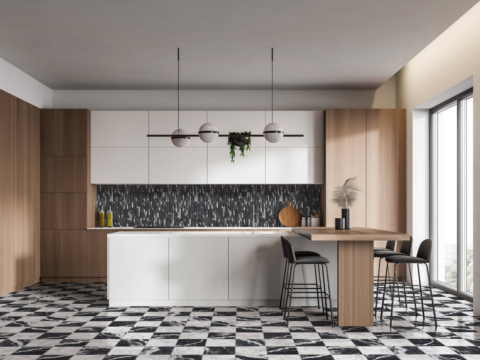 Obsession Nero & Carrara | Mohawk Tile and Marble
