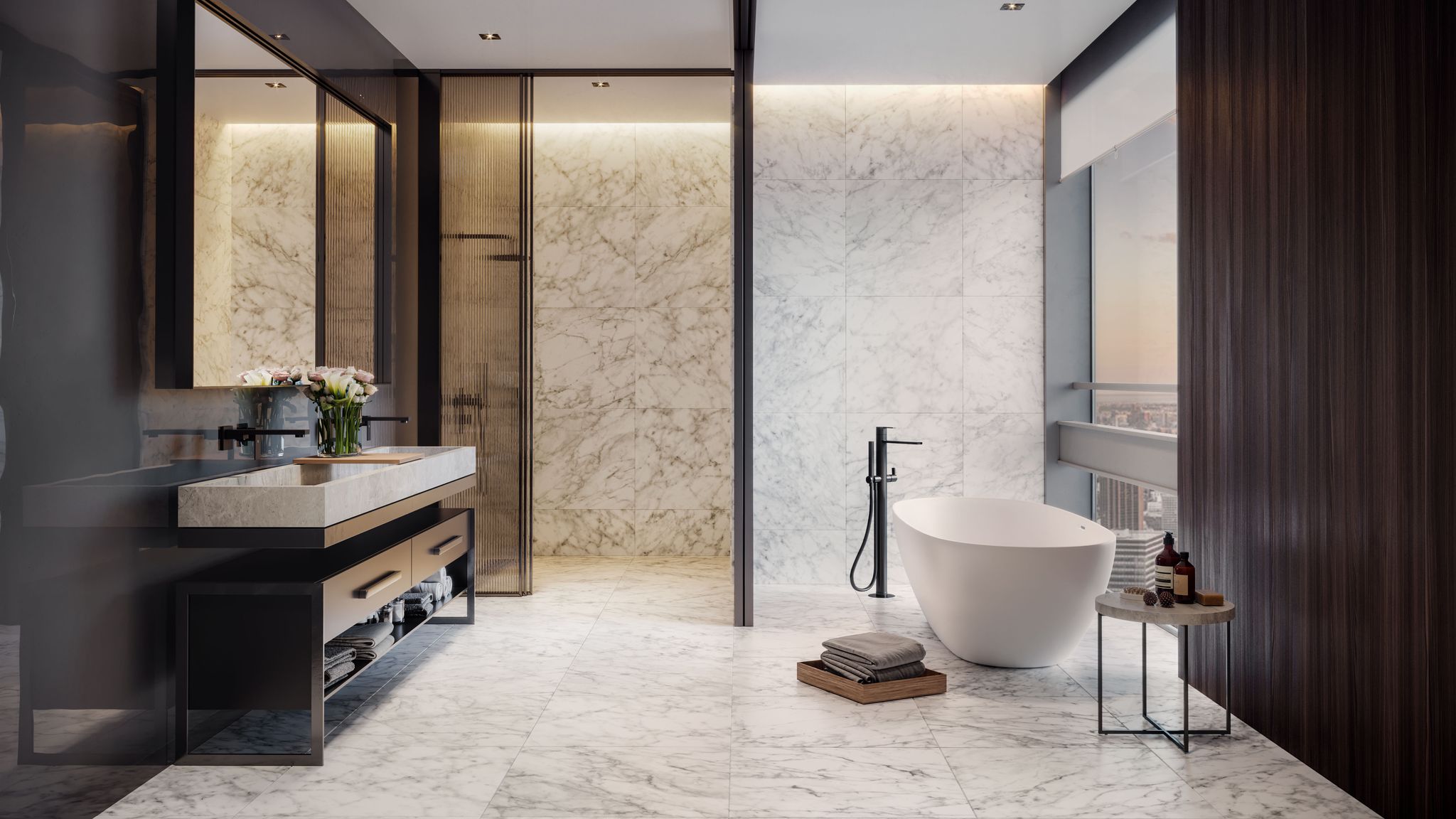Plata 24x48 Carrara Abisso Polished | Mohawk Tile and Marble