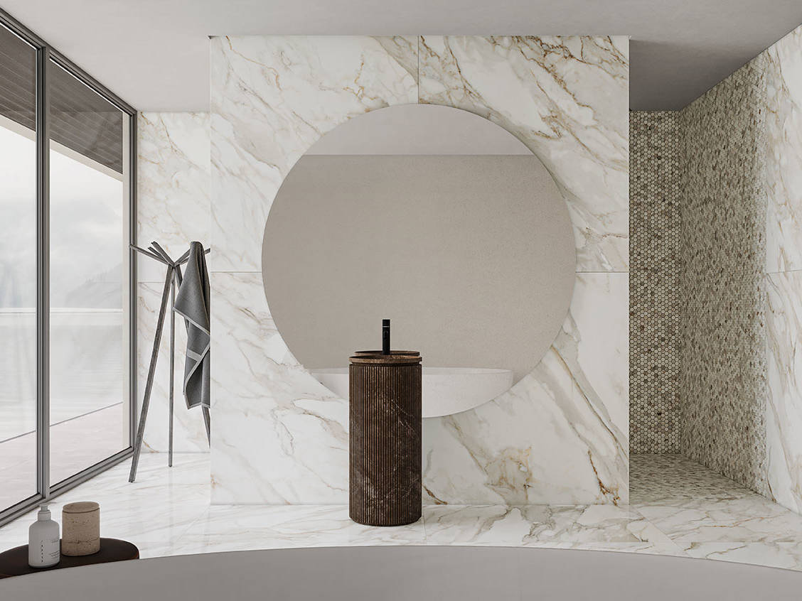 Royal Stoneworks CALACATTA ROYALE 1 | Mohawk Tile and Marble