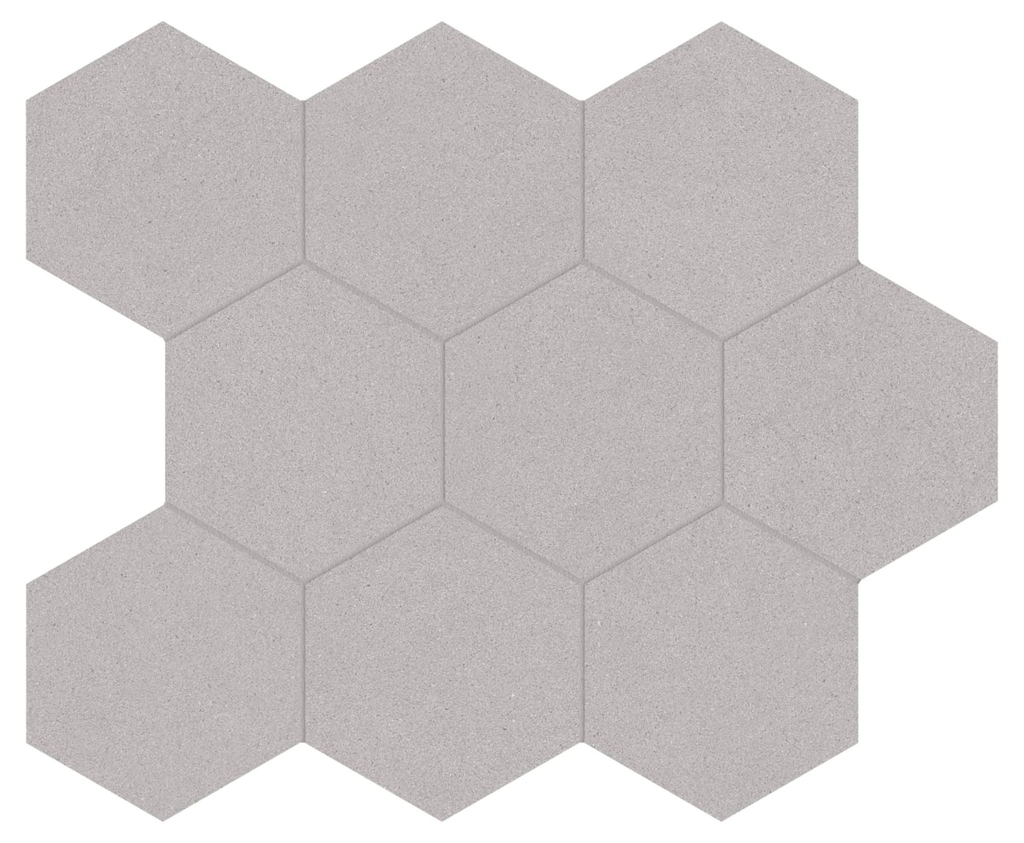 Serena 4" Hex Shale | Mohawk Tile and Marble