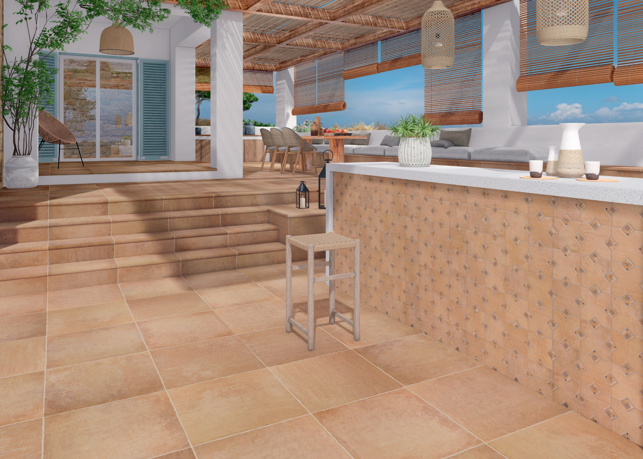 Tuscany 1.5x1.5 Taco Lacock | Mohawk Tile and Marble