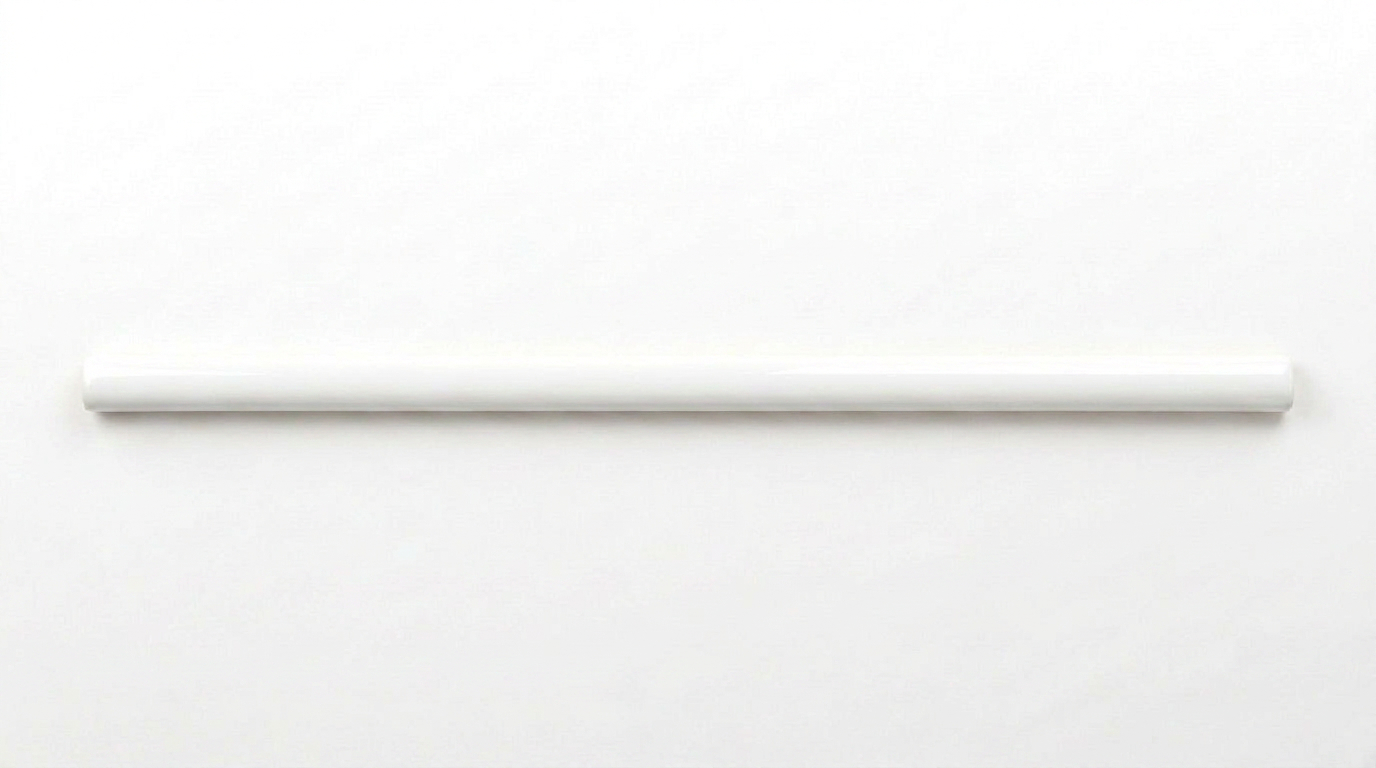 Sausalito 0.39X9 White Gloss Trim | Mohawk Tile and Marble
